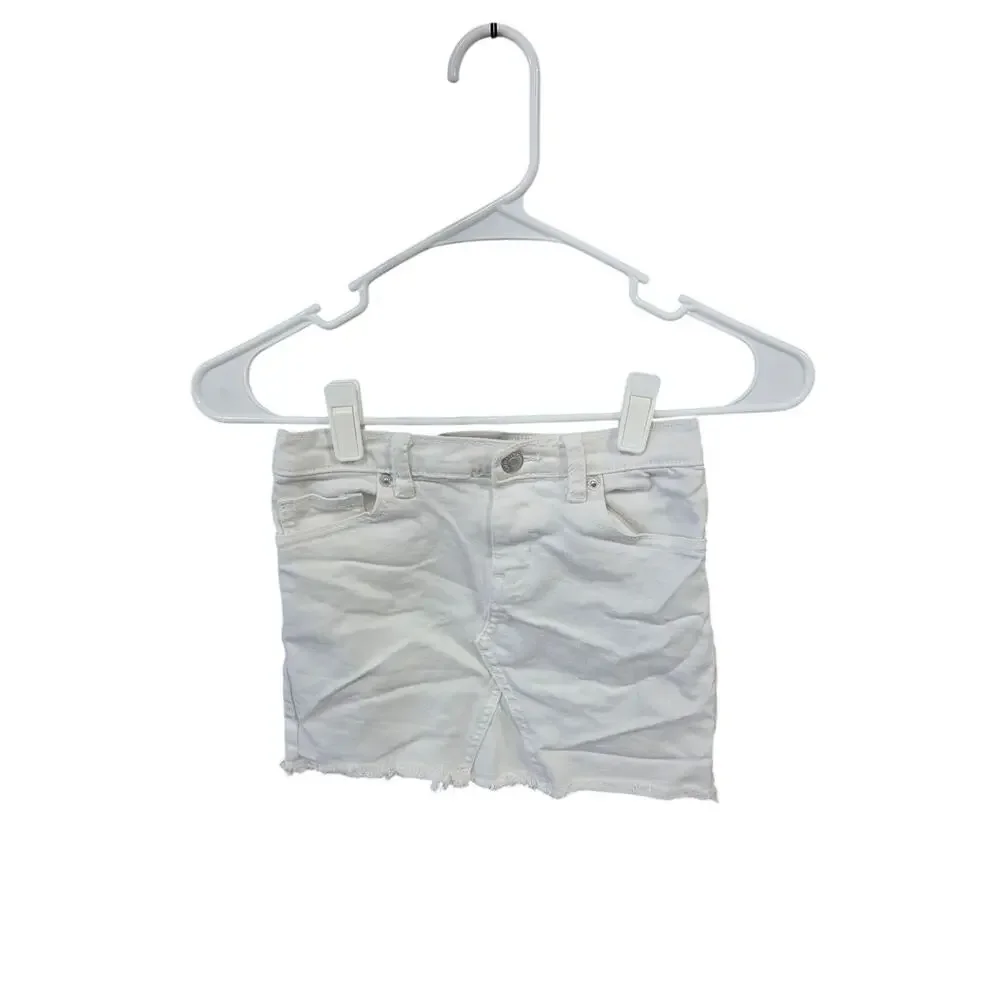 White Denim Mini Skirt - Cat & Jack - S (6/6X)